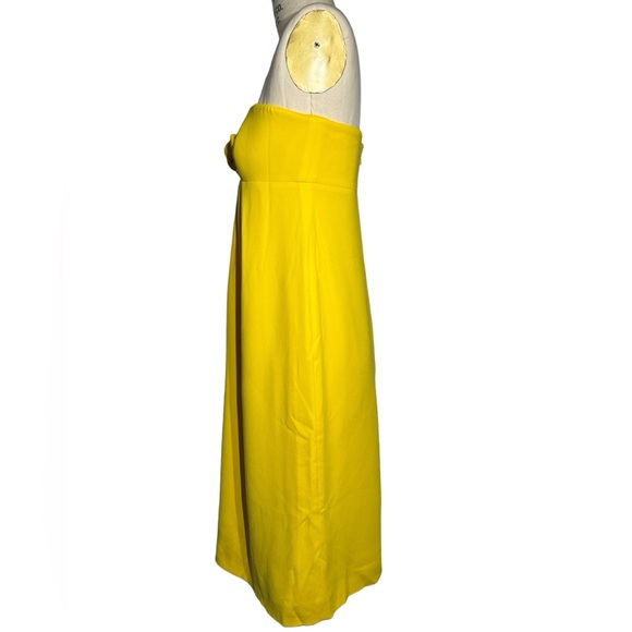 Tory Burch Jada Yellow Strapless Dress - Picture 2 of 4